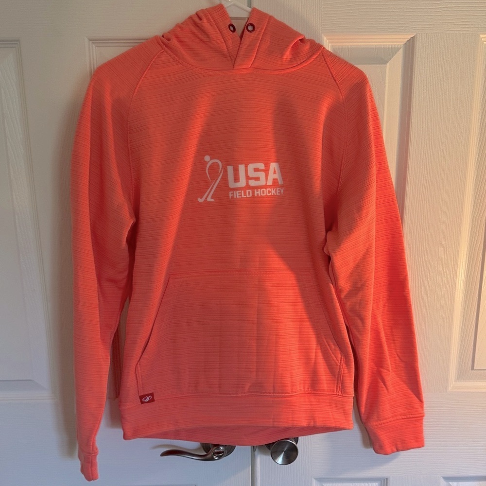 USA Field Hockey Women's Orange Hoodie